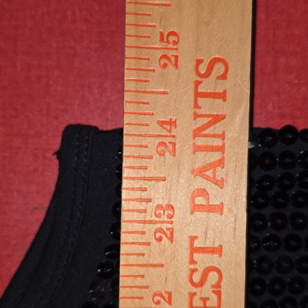 Denim 24/7 Elegant Black Sequins Tank Top Womens Size 1x - Picture 11 of 13